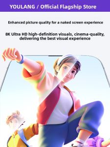 YOULANG | Ultra-Thin Tempered Glass Screen Protector For iPhone 15 Pro Max Apple 16 Pro New Model 16 Plus High Definition 15 Pro Full Cover Protection Privacy