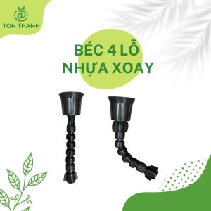 BÉC XỊT VÒI XỊT 4 LỖ NHỰA XOAY 1 VÀ 2 ĐẦU DÙNG BÌNH XỊT ĐIỆN TƯỚI CÂY PHUN T.H.U.Ố.C SÂU