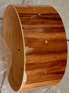 MK Snare Drum Shells PURE ZEBRA MAPLE WOOD Made In Taiwan