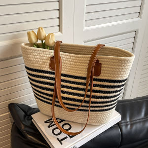 BEICHAO | Woven Tote Bag Large Capacity