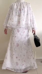 Yeleedon IRONLESS Floral Cantik baju kurung Kebaya Raya batik KEDAH Sulam baju KURUNG MURAH baju kurung plus size  Anggun Bergaya