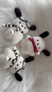 [COD] Gantungan Kunci Anak Anjing Lucu/Hiasan Tas Kartun/Liontin Tas Baru/Telinganya Bisa Disesuaikan/Gantungan Kunci Pasangan