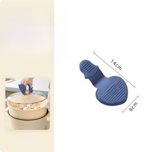 Non-Slip Clamp Kitchen Tool Stainless Steel Heat Resistant Soup Bowl Clip Cooking Utensil Dish Serving Tongs Anti-Scald Clamp