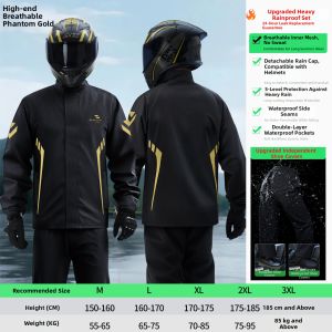 ZHENGYU | Rainproof Separable Motorcycle Riding Suit