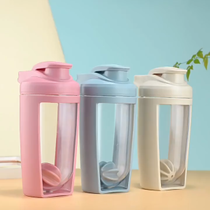 [🇵🇭 Stock&COD] 650ML Shaker Bottles Whey Protein Powder Mixing Bottle Fitness Shaker Mug Outdoor Portable Drink Cup