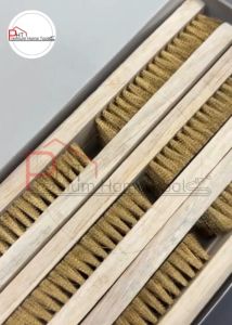 (ยกโหล 12 ชิ้น) แปรงทองเหลือง ตราพระอาทิตย์ ของแท้❗ ขนแน่นขนหนา แข็งแรง❗