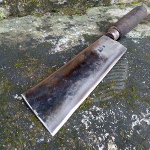 pisau cincang daging super tajam asli baja per pisau kupas kelapa