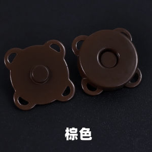 Strong Magnetic Metal Button Zipper for Bags Clothes Invisible Colorful Mother-Child Button Home Fabric Sewing DIY Accessories