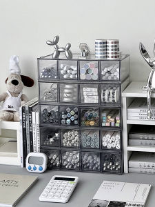 Acrylic Pen Holder Storage Box Large Capacity Transparent Luxury Style for Students Children Boys Girls Office Square Shape