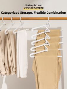 Pants Hanger Non-slip Space-saving No Crease