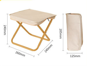 Foldable Backpack Stool Portable Small Mazar Satchel Pen Bag Camping Stool Lightweight Outdoor Folding Chair for Fishing Travel