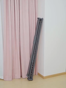 ราวตากผ้าอลูมิเนียม ยืดจาก คาร์บอนสตีล ราวตากผ้าพับได้ มีที่วางรองเท้า สำหรับคอนโด ระเบียง ไม่กลัวฤดูฝน