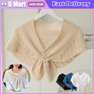 New spring and summer cervical protection air-conditioned room with shoulder scarf and celebrity style small shawl age-reducing