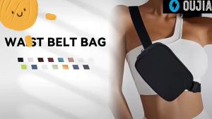 Tampil Kasual dengan Tas Pinggang/Tas Dada Ohlaraga Wanita Kapasitas Besar Tali Disesuaikan yang Sama dengan Lulu Gaya!"