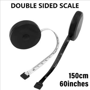 150cm 60 Inch Portable Soft Tape Measure PVC Double Scale Leather Ruler Tailor Retractable Measurements Tool