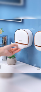 Light luxury soap box high-end bathroom soap box for home use non perforated wall mounted