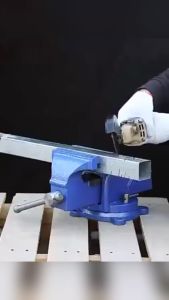 Swivel Base Bench Vise Heavy Duty Swivel Bench Vice Bench Vise Clamp Clamping Tools Metal Milling Locking 360 Degree Swivel Work Bench Base