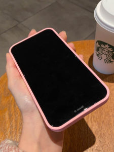 Pink Leather Silicone Phone Case for Apple 14 pro Max Full Lens Coverage Anti-Fall Protection Compatible with iPhone 13 12 Models