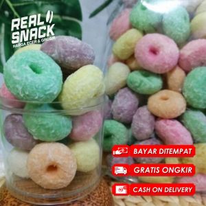 Getas Donat Manis / Ladu Donat Warna Warni Premium Kemasan 1kg