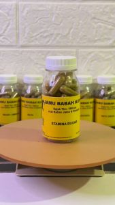 Obat Herbal Stamina Bugar Cocok untuk aktivitas padat dan menjaga kebugaran HERBAL - Jamu Babah Kuya (KAPSUL)