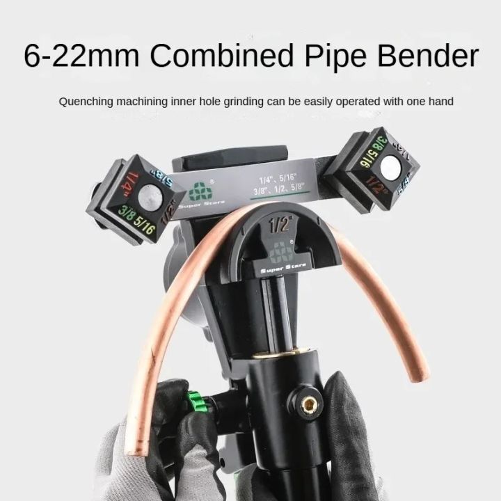 Manual Hydraulic Copper Pipe Bending Machine Bending6-22mm Pipe Bending ...