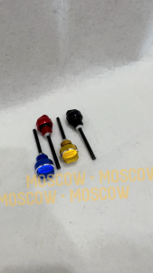 BAUT TUTUP OLI MESIN / BAUT TUTUP OLI MODEL JARUM TWOTONE BAHAN FULL CNC HARGA SATUAN ( 1 BIJI)  ORIGINAL MERK MOSCOW PLUG AND PLAY (PNP) UNTUK MOTOR HONDA / YAMAHA BEAT FI ESP DELUXE STREET LEXY VARIO SCOOPY AEROX NMAX PCX VEGA JUPITER SUPRA  DLL