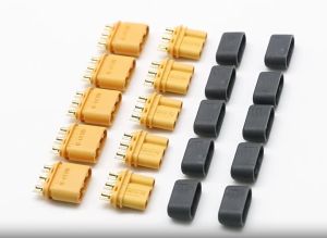 5 /10 pair AMASS MR30 Male Female Connector Plug with Sheath for RC Lipo Batterys RC Multicopter Airplane