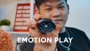 SOUL Emotion Play TWS Bluetooth Gaming ANC Dual Mic Low Latency True Wireless Earbuds Black