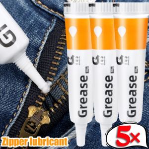 5Pcs 10G Zipper Lubricant For Clothes Luggage DIY Lubricant Tube Lubricating Grease Lock Core Universal Repair Accessories Lubricant