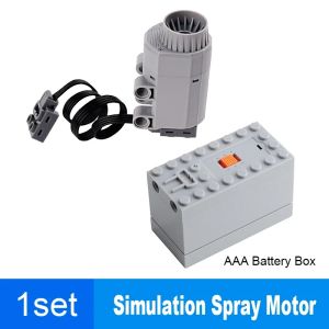 MOC Smoke Spray Exhaust Kit - Electric Smoke Generator for Building Block Sports Cars | PF-Compatible DIY Modification Parts