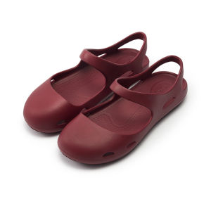 Purple Mary Jane Yoga Shoe Hole Sandals Beach Creekside