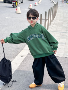 Cute Childrens Hoodie Spring Summer Cotton Casual Comfortable Boys Clothes Baby Fashionable Sweater Kids Trendy Outfit