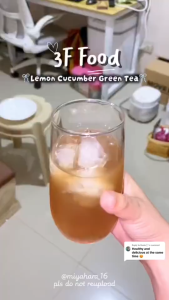Melon Cucumber Drink Tea Powder – Detox Drink for Hydration & Reduce Bloating 250G