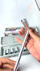 Kunci Shock 10pcs Sok Socket Wrench Alat Pemutar Mur dan Baut
