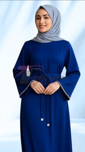 New Aksh Abaya Muslimah with Belt [XS - 3XL]
