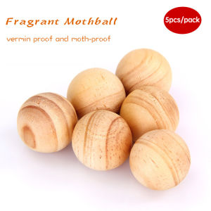 5PCS/Set Natural Insect Repellent Cedar Balls: A Durable & Effective Solution