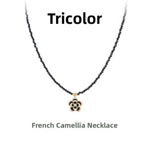 3COLOUR·S | Vintage Luxury French Style Necklace Black Gold