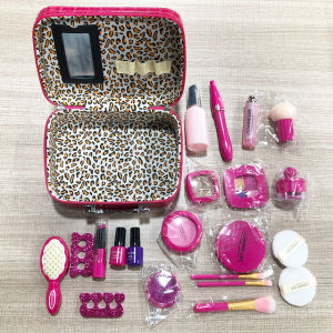 เครื่องสำอางจำลองสำหรับเด็ก ชุดแต่งหน้าสำหรับเจ้าหญิง แป้งแต่งหน้า ลิปสติก แป้งแต่งหน้า สำหรับเด็กผู้หญิง อุปกรณ์เล่นบทบาท