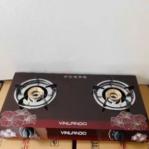 Bếp ga Vinlando cao cấp tiết kiệm ga bảo hành 2 năm đầu đốt đồng thau mặt kính cường lực