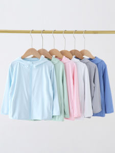 Lightweight Breathable UV Protection Clothing for Boys Childrens Summer Anti-Uv Outerwear Baby Sun Protection Clothes Quick Dry Cool Feel