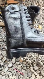 Sepatu PDL Kulit Motif Jeruk PDL Tni Polri Security Linmas Limnas K.MIL