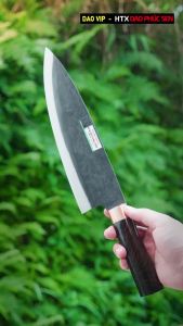 Dao phúc sen chặt lọc cán mun sắc bén