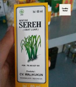 Minyak Sereh Walikukun 60ml Atasi Pegal-pegal Gatal Gigitan Serangga ASLI
