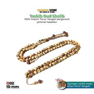 Tasbih Oud Sholib Mesir 10 mm Import Mesir