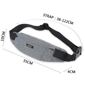 TINYAT Men Waist Bag pack Purse Waterproof Canvas Travel Phone belt bag pouch for Men Women Casual Bag for Belt Hip Pack