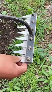 Bubble Wrap Sharp Grass Hoe Weeding Rake Toothed Hoe Portable Gardening Tools Weeding Grass Rake