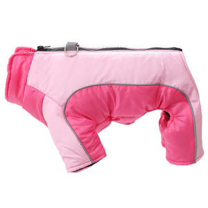 Warm Pet Clothes With D-ring Reflective Dog Jumpsuit For Small Medium Dogs Camouflage Puppy Coat For Winter Chihuahua Pug Jacket