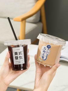 Cốc Nhựa Dùng Một Lần Dày Trong Suốt Đựng Cà Phê Cốc Đựng Đồ Uống Thương Mại Cốc Nhựa Phổ Biến Dùng Một Lần Đựng Trà Sữa