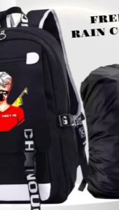 Js Style Tas Sekolah Uniseks Tas Ransel Bahu Ganda Tas Laptop Mochila FF 7 0099