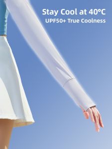 Miiow | Womens Ice Silk UV Protection Sleeve Loose Arm Protector Driving Cycling Sleeve Cover Fashionable Brand New 2024 Style